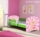 Dječji krevet ACMA s motivom, bočna zelena 160x80 cm - 10 Pink Teddy Bear
