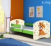 Slika Dječji krevet ACMA s motivom, bočna zelena 180x80 cm - 11 Dog