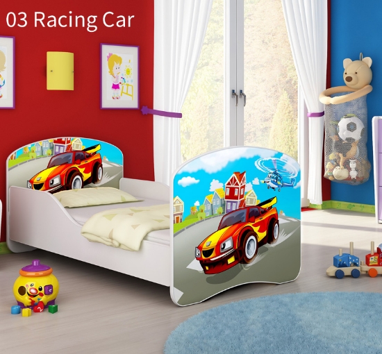 Slika Dječji krevet ACMA s motivom 160x80 cm - 03 Racing Car
