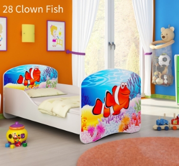 Slika Dječji krevet ACMA s motivom 160x80 cm - 28 Clown Fish