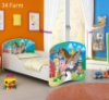 Slika Dječji krevet ACMA s motivom 160x80 cm - 34 Farm