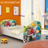 Slika Dječji krevet ACMA s motivom 160x80 cm - 45 Mehaničar