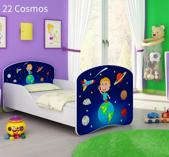 Slika Dječji krevet ACMA s motivom 180x80 cm - 22 Cosmos