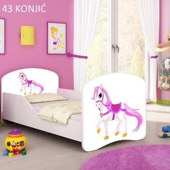 Slika Dječji krevet ACMA s motivom 180x80 cm - 43 Konjić