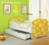 Slika Dječji krevet ACMA s motivom + ladica 140x70 cm 24-orange-daisy