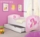 Dječji krevet ACMA s motivom + ladica 160x80 cm - 07 Pink Fairy 