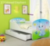 Slika Dječji krevet ACMA s motivom + ladica 160x80 cm 27-colored-elephant