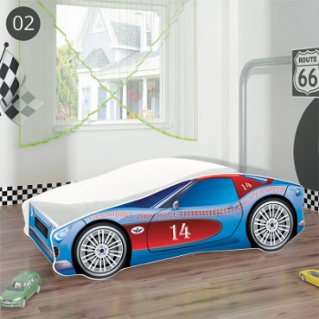 Slika Dječji krevet ACMA Auto 160x80 cm - 02 Racer 14