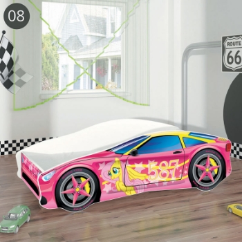 Slika Dječji krevet ACMA Auto 160x80 cm - 08 Barbie