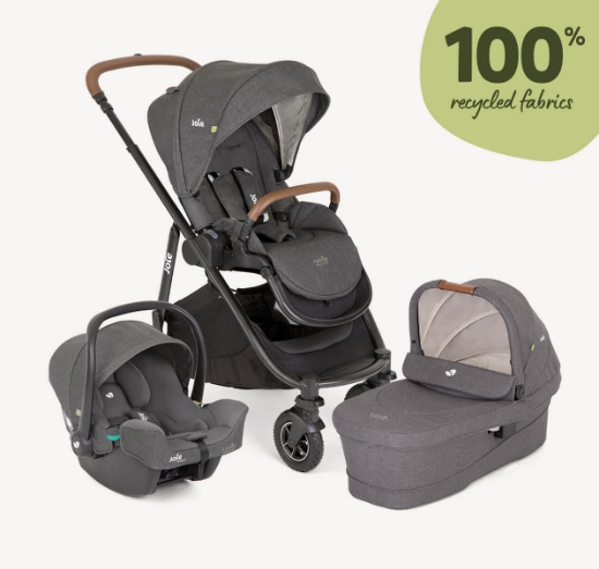 Slika Dječja kolica 3u1 Versatrax Cycle + košara Ramble XL + autosjedalica i-Snug2 - Shell Gray Joie