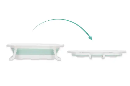 Slika Fillikid sklopiva kadica za bebe Orca, sage-white 