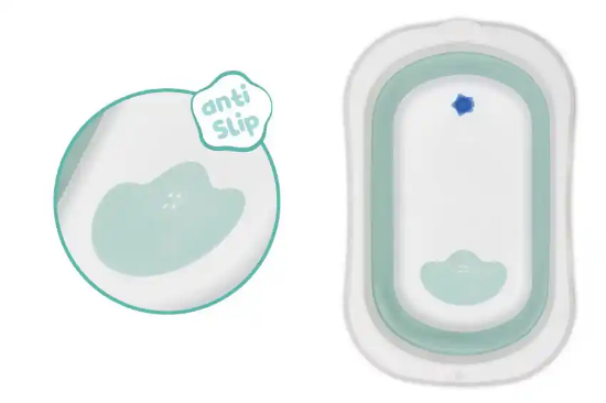 Slika Fillikid sklopiva kadica za bebe Orca, sage-white 