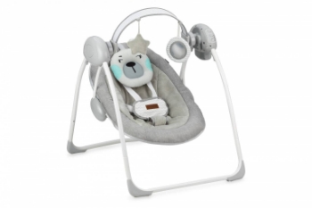 Prikažite detalje za Ljuljačka za bebe medo tirkizna LISS MoMi Slika Ljuljačka za bebe medo tirkizna LISS MoMi