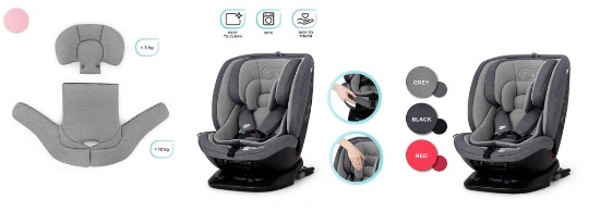 Slika Autosjedalica XPEDITION 0-36 kg Isofix siva Kinderkraft