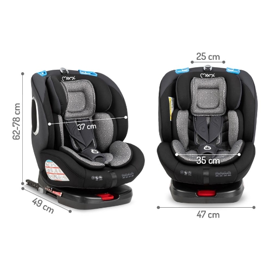 Slika Autosjedalica TORDI 360 crna (0-36 kg - Isofix) MoMi