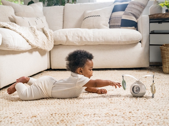 Slika Muzički Vrtuljak Tummy Time Mobile - Black & White Tiny Love 