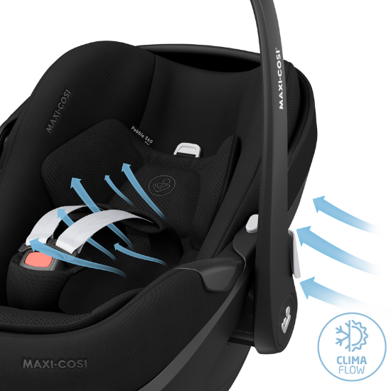 Slika Autosjedalica Pebble 360 Pro 2, Maxi-Cosi Grupa 0+ (0-13 kg) - Essential Black