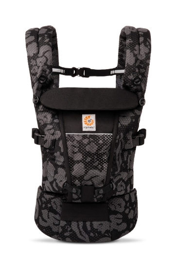 Slika Adapt Soft Flex Mesh nosiljka, Onyx Blooms - Ergobaby