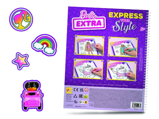 Slika Kreativna bojanka Express your style BARBIE LISCIANI