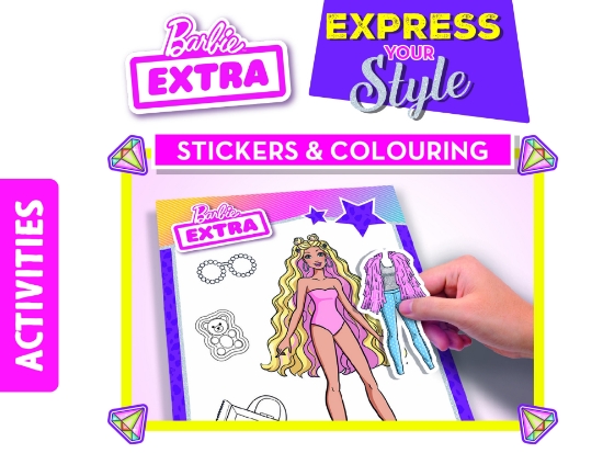 Slika Kreativna bojanka Express your style BARBIE LISCIANI