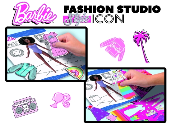 Slika Kreativna bojanka u mapi Style Icon - Fashion Studio BARBIE LISCIANI