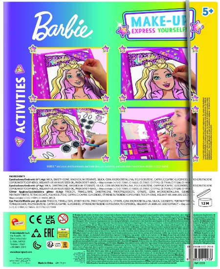 Slika Kreativna bojanka sa make up setom BARBIE LISCIANI