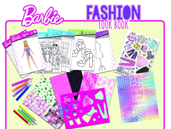 Slika Kreativna bojanka Fashion Look BARBIE LISCIANI