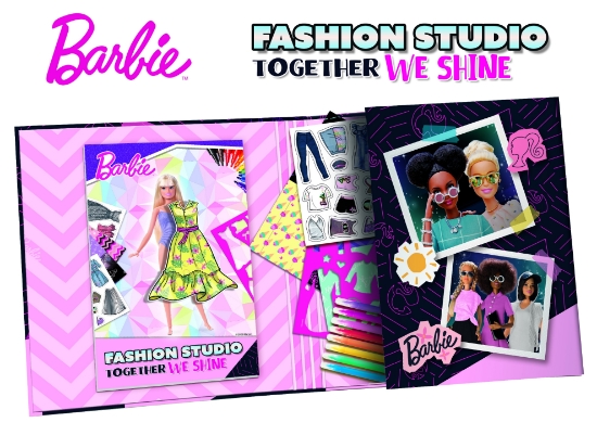 Slika Kreativna bojanka u mapi Together we shine - Fashion Studio BARBIE LISCIANI