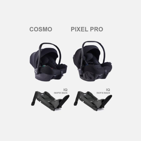 Slika Dječja kolica Bebetto Bresso Onyx 01/CZM 2u1