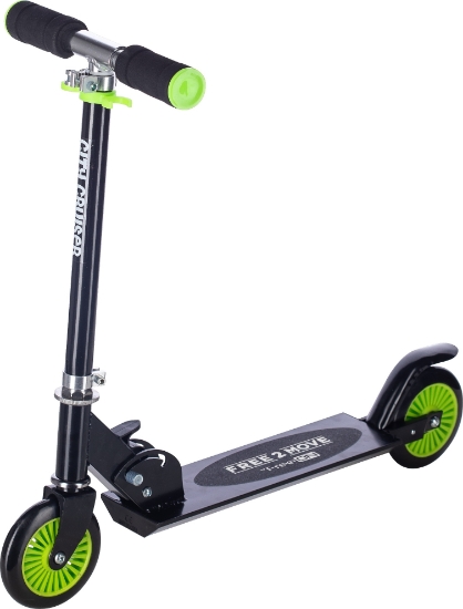 Slika FREE 2 MOVE romobil 2 kotača, zeleno-crni 