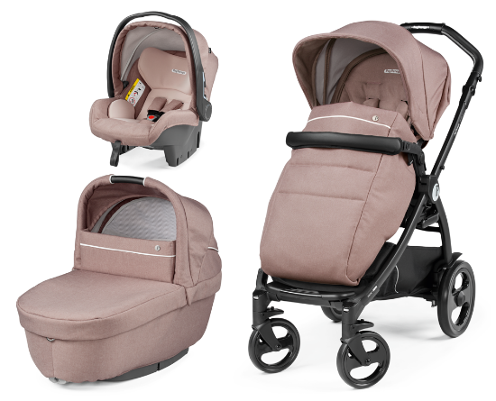 Slika Dječja kolica 3u1 Book Smart SL (Rosette) - Peg Perego