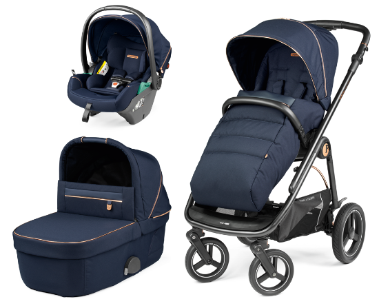 Slika Dječja kolica 3u1 Veloce TC Lounge (Blue Shine) - Peg Perego