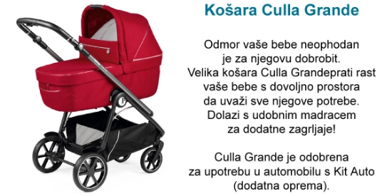 Slika Dječja kolica 3u1 Veloce SLK (City Grey) - Peg Perego