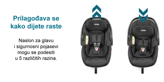 Slika Dječja kolica 3u1 Veloce SLK (City Grey) - Peg Perego