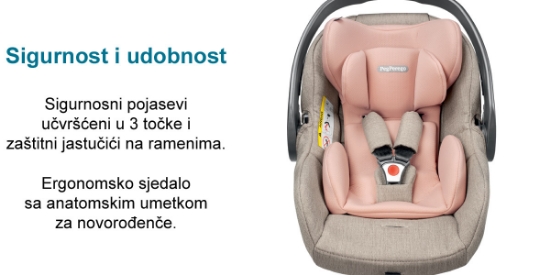 Slika Dječja kolica 3u1 Veloce SLK (Mon Amour) - Peg Perego