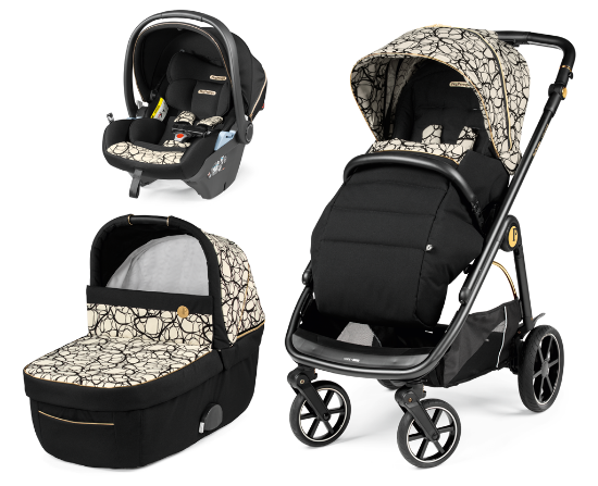 Slika Dječja kolica 3u1 Veloce Lounge (Graphic Gold) - Peg Perego		