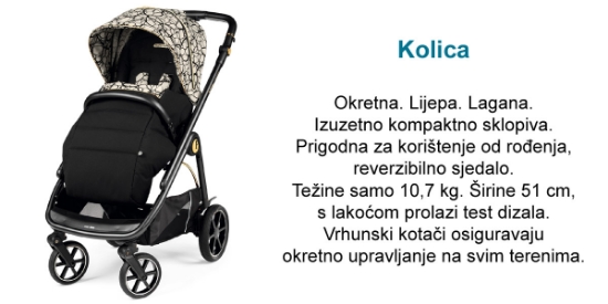 Slika Dječja kolica 3u1 Veloce Lounge (Mon Amour) - Peg Perego		