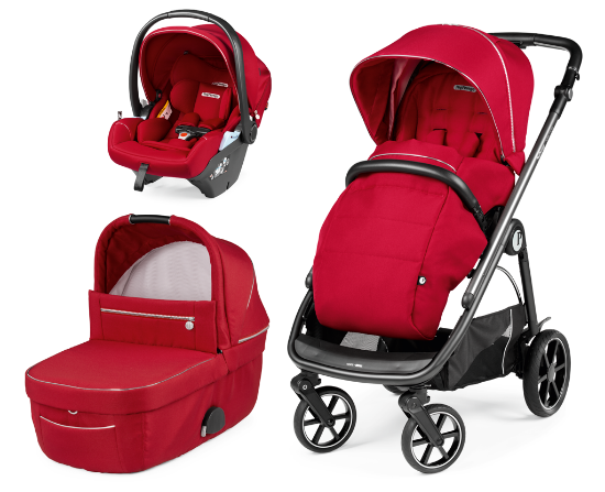 Slika Dječja kolica 3u1 Veloce Lounge (Red Shine) - Peg Perego		