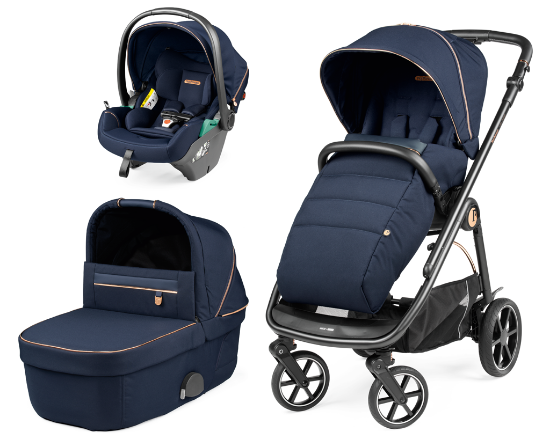 Slika Dječja kolica 3u1 Veloce Lounge (Blue Shine Pagoda) - Peg Perego		