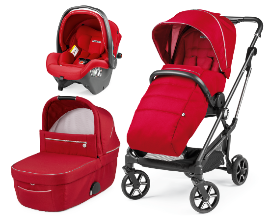 Slika Dječja kolica 3u1 Vivace SLK (Red Shine) - Peg Perego