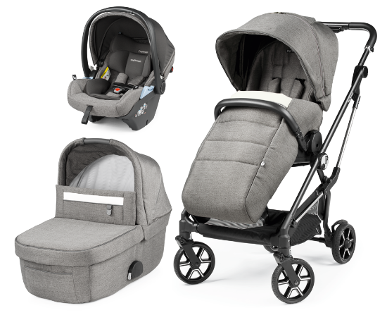 Slika Dječja kolica 3u1 Vivace Lounge (City Grey) - Peg Perego