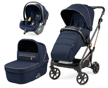 Slika Dječja kolica 3u1 Vivace Lounge (Blue Shine Pagoda) - Peg Perego