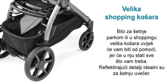 Slika Dječja kolica 3u1 Book SLK (City Grey) - Peg Perego