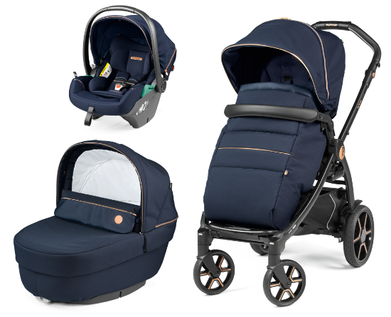 Slika Dječja kolica 3u1 Book Lounge (Blue Shine) - Peg Perego