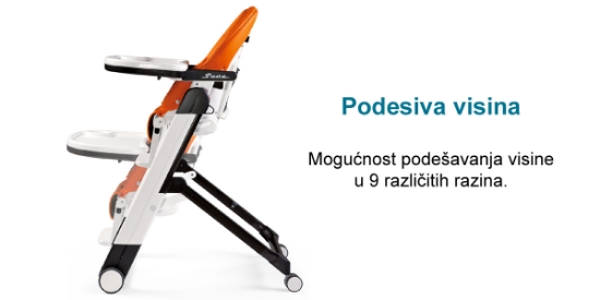 Slika Hranilica  Siesta Follow me (Licorice) - Peg Perego