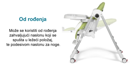 Slika Hranilica Prima Papa Follow me Wonder (Grey) - Peg Perego