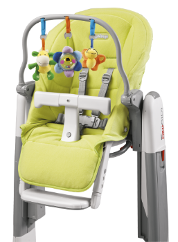 Slika Navlaka sa igračkom za hranilicu Kit Tatamia & Siesta (Verde) - Peg Perego
