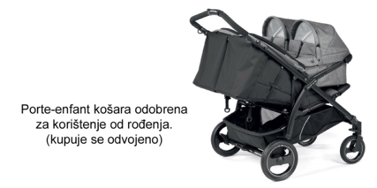 Slika Modularna kolica za blizance Book for Two  (Quartz) - Peg Perego 