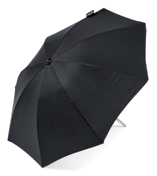 Prikažite detalje za Suncobran/kišobran za dječja kolica (Crni) - Peg Perego Slika Suncobran/kišobran za dječja kolica (Crni) - Peg Perego