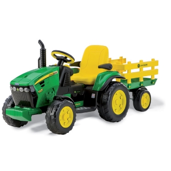 Slika John Deere traktor sa prikolicom 12V - Peg Perego